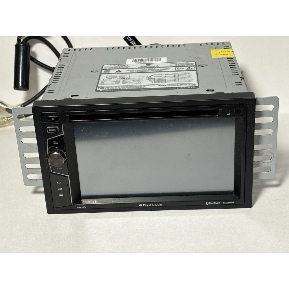 Planet Audio PNV9674 GPS Navigation Bluetooth Double DIN Touchscreen Receiver - Picture 3 of 16